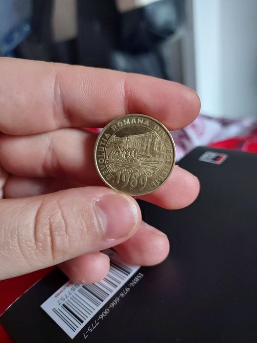 Monedă aniversară 50 de bani 1989