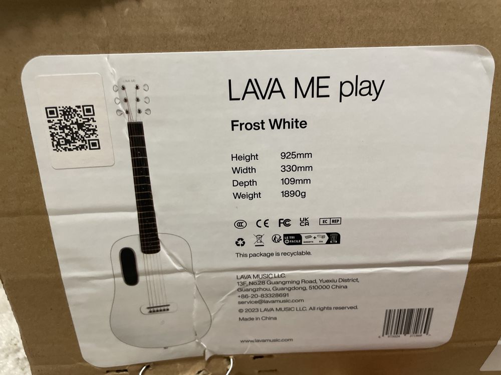Lava Music Lava ME Play 36" Frost White Chitară electro-acustică, Noua