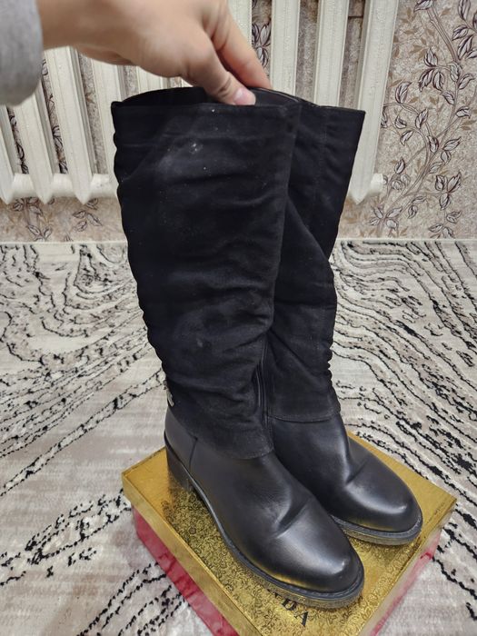 Женские длинные сапоги