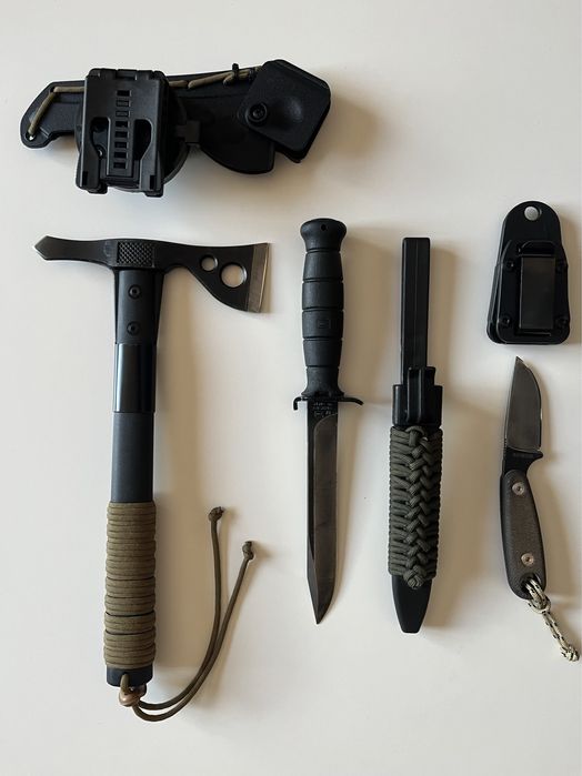 SOG Fast hawk,Esee Izula 2,Glock Field Knife 78