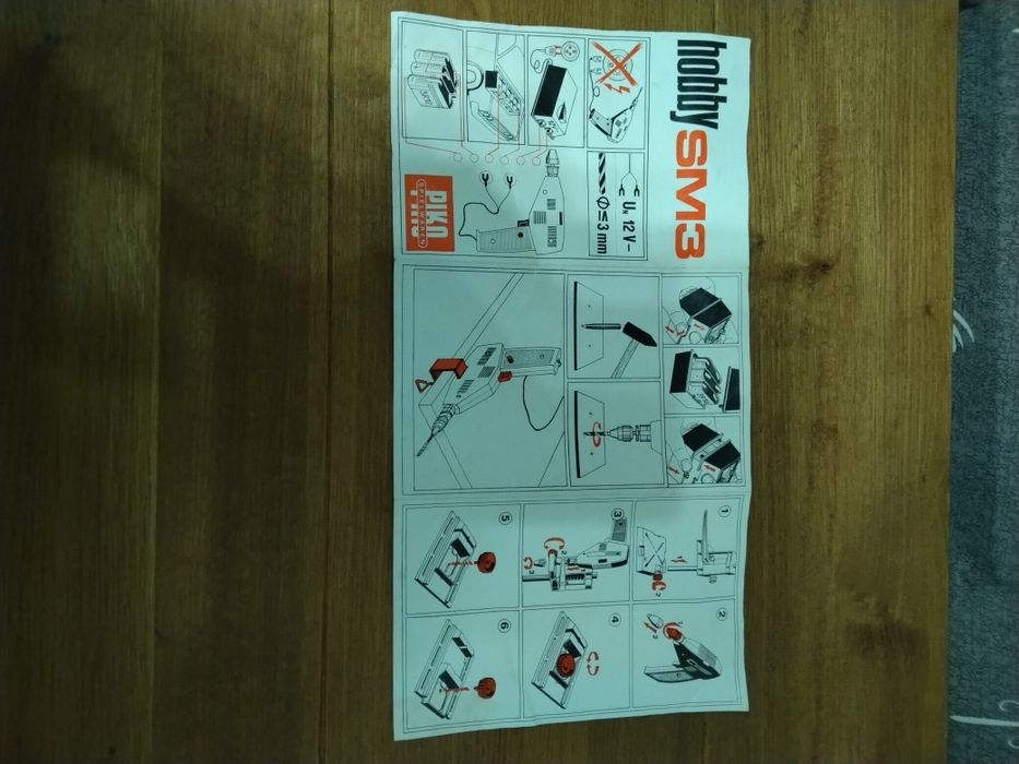 Продавам  детска играчка бормашина със стойка Piko hobby SM3 / 12 V