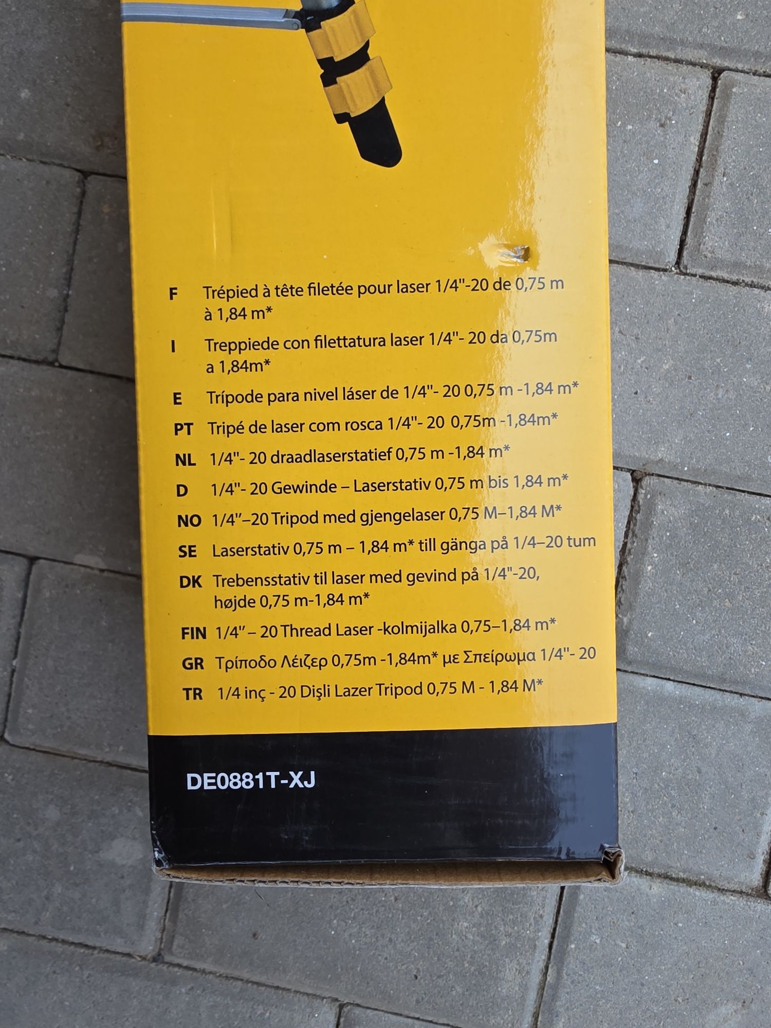Лазерен нивелир Dewalt + статив + приемник+ очила + гаранция