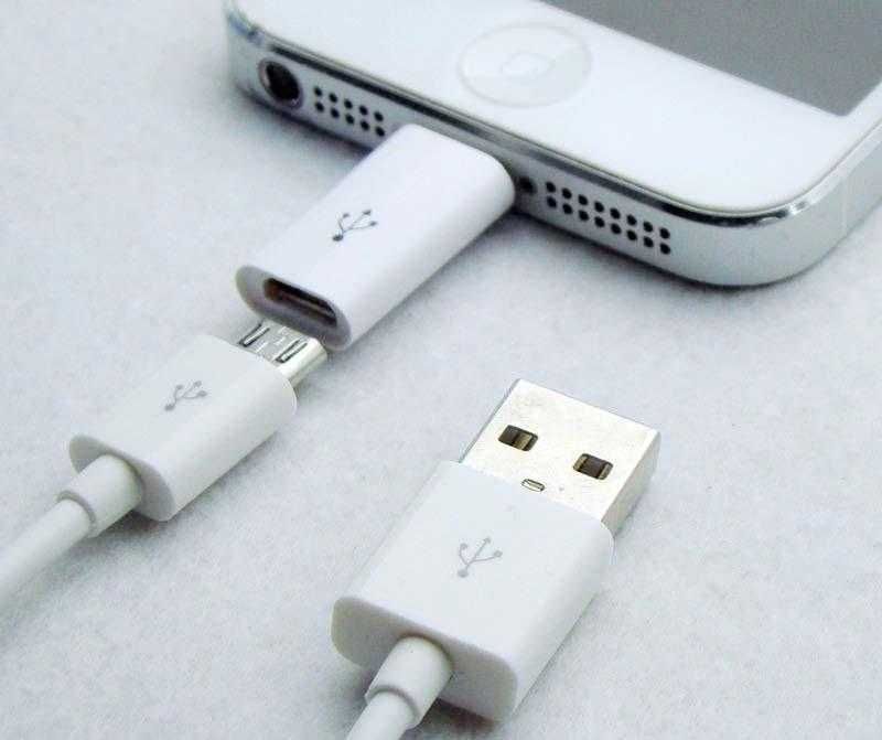 Преходник Lightning iPhone 5 6 7 към Micro USB OTG DigitalOne SP00085
