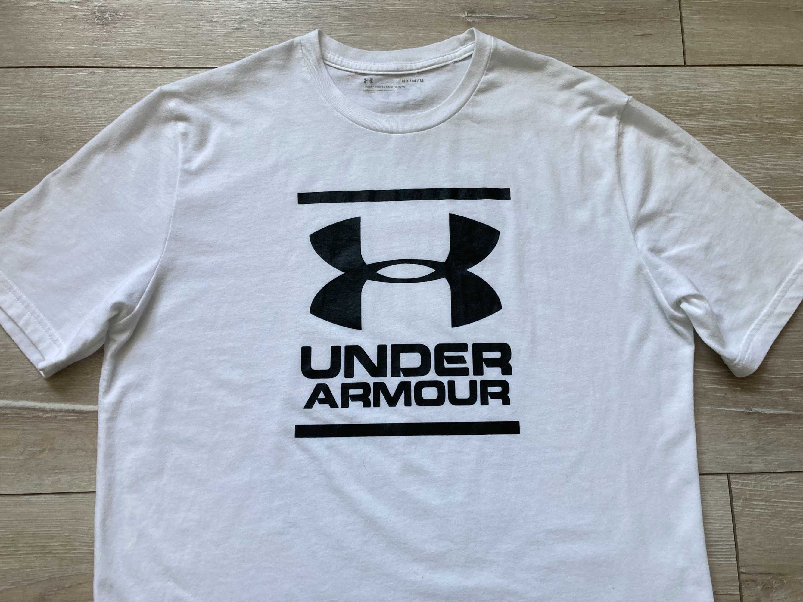 Under Armour GL Foundation бяла тениска размер М