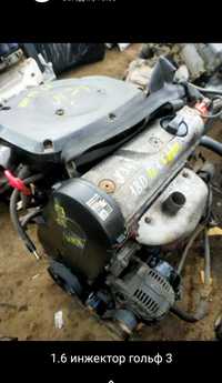 Двигатель Фольксваген Гольф 3 инжектор, объем 1.6