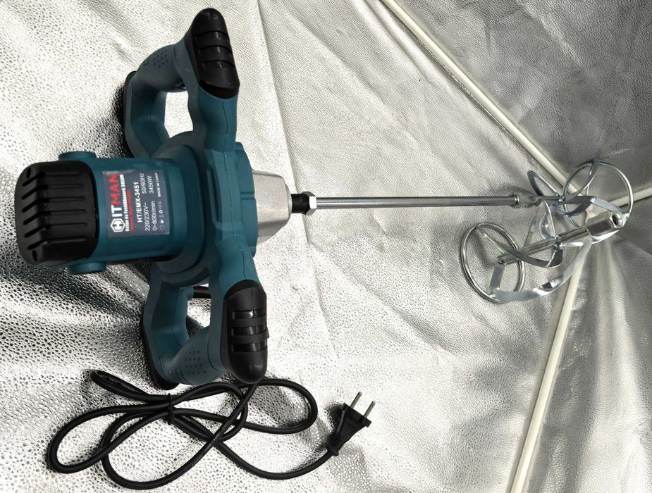 Malaxor profesional 3450W, 2 palete – Eficienta maxima