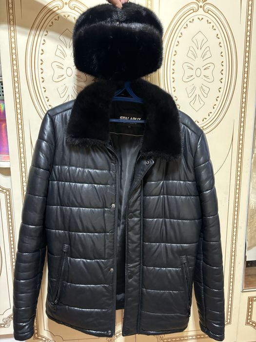 Продам куртка и ушанка куртка размер44 ушанка 59/60