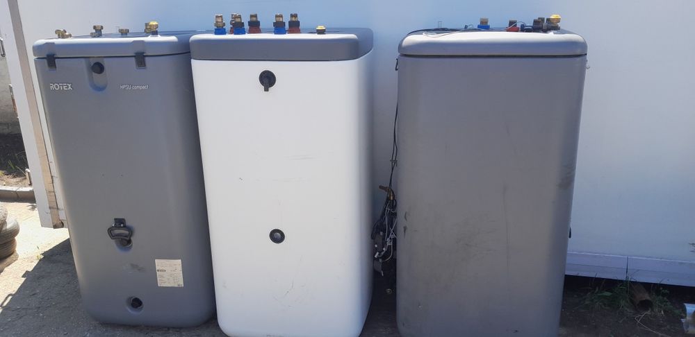 Boiler  solara  500 l cu  serpentine din inox