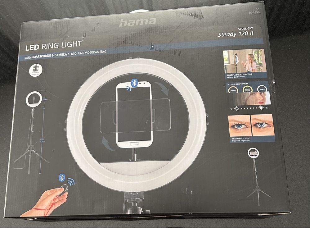 hama led ring light