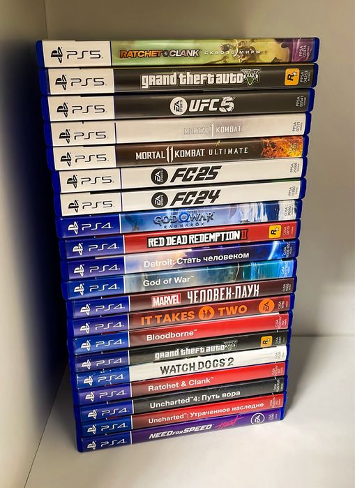 Продам игры лоя PS4 и PS5