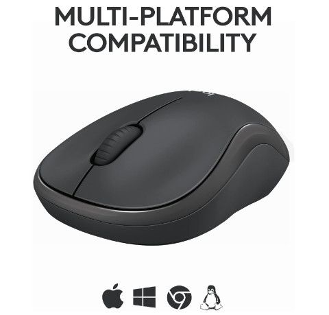 Безжична мишка Logitech M240 Silent Bluetooth, цвят: графит, 70 симво