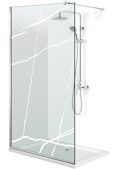 Paravan dus | Geam Dus 80cm