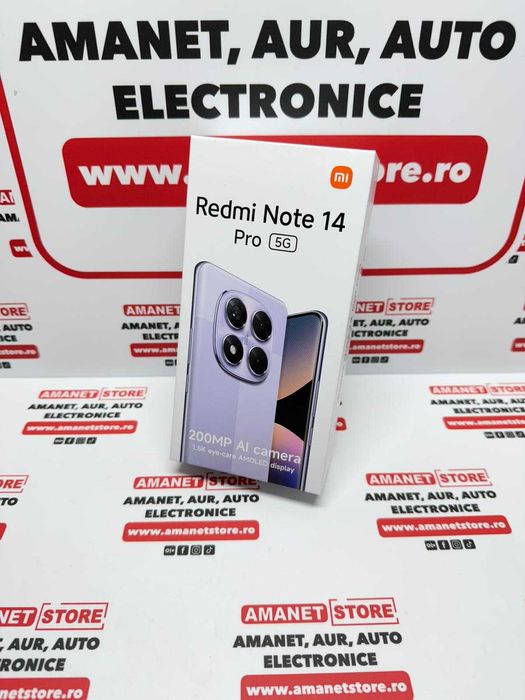 Xiaomi Redmi Note 14 Pro 5G NOU BLACK Amanet Store Braila [14085]