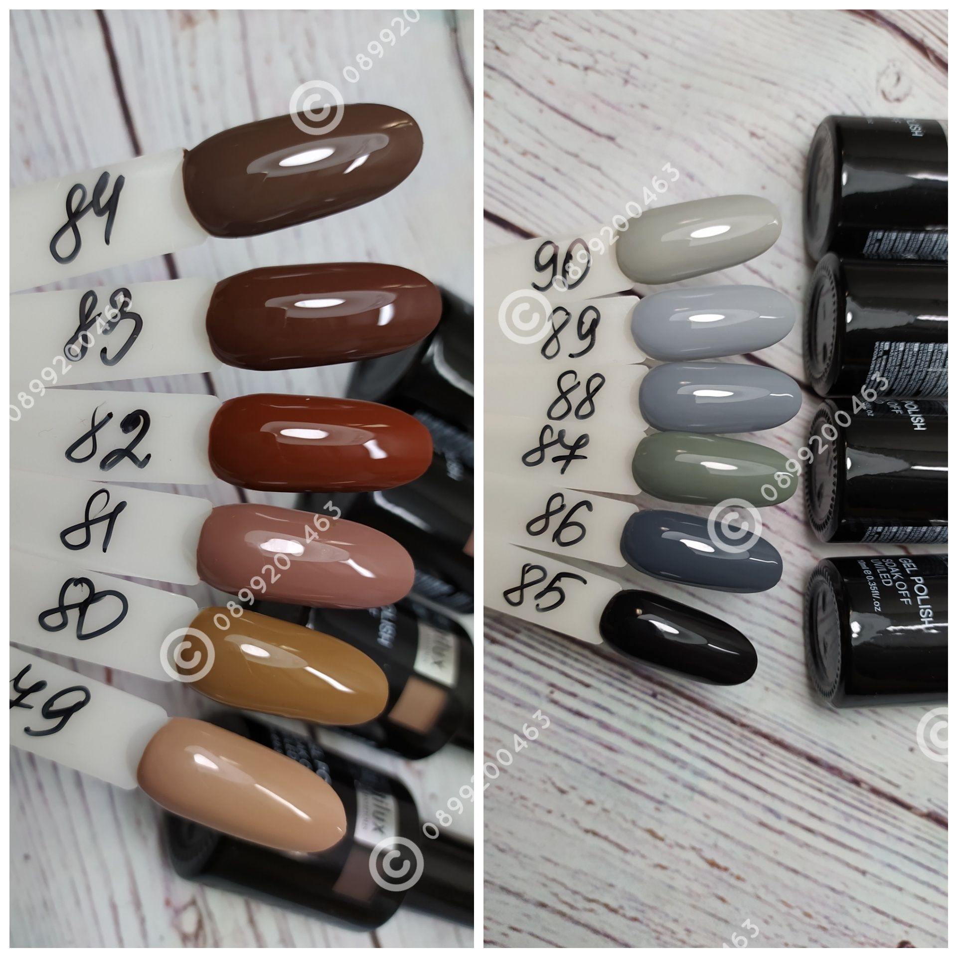 Разпродажба ! 7лв/бр. Гел лак 120 цвята Beautilux 10ml