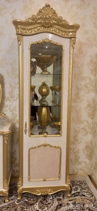 Iktta shkaf bitta kamutt va stol stul 12 kishilik mebel