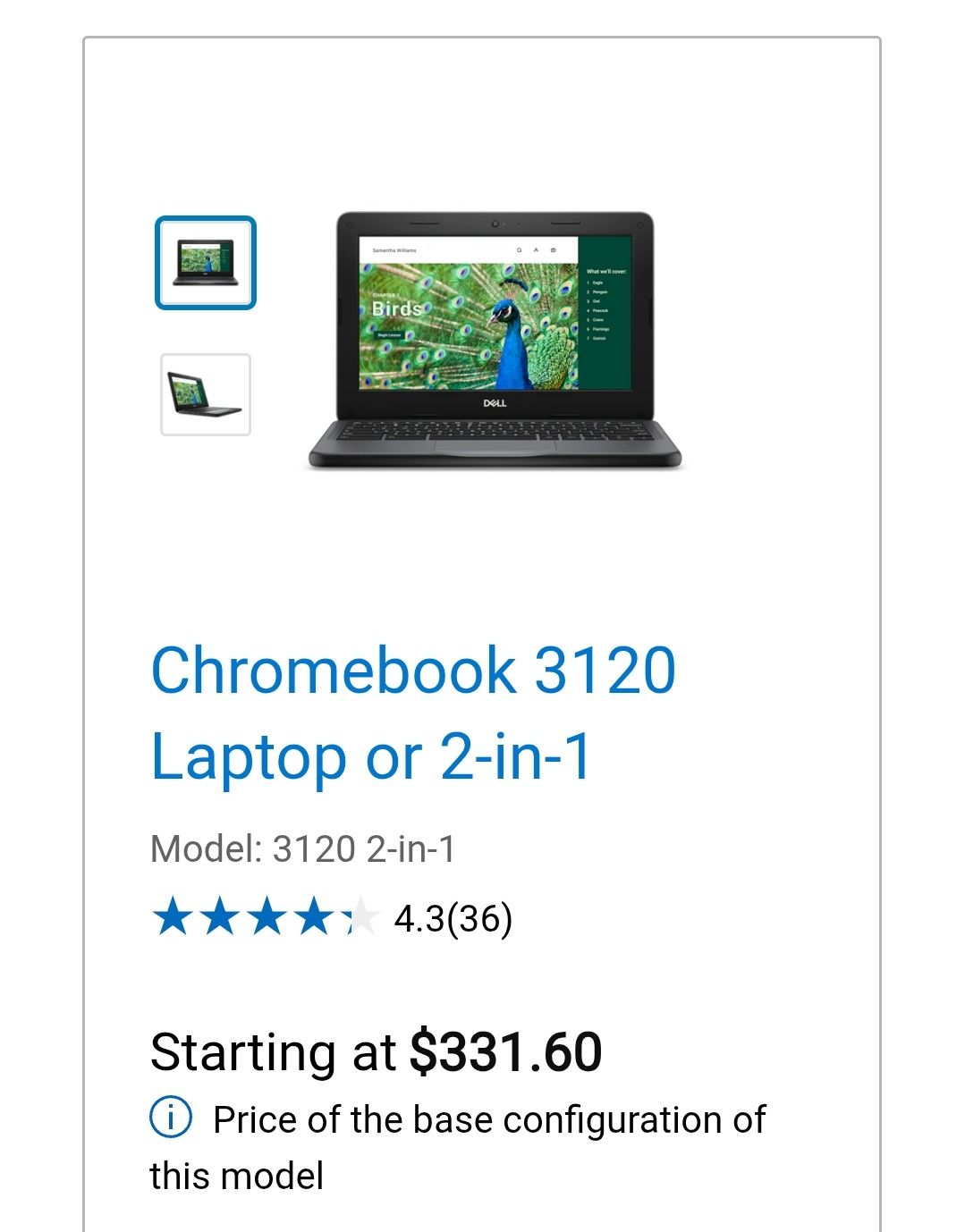 Ноутбук Dell 2 in 1
