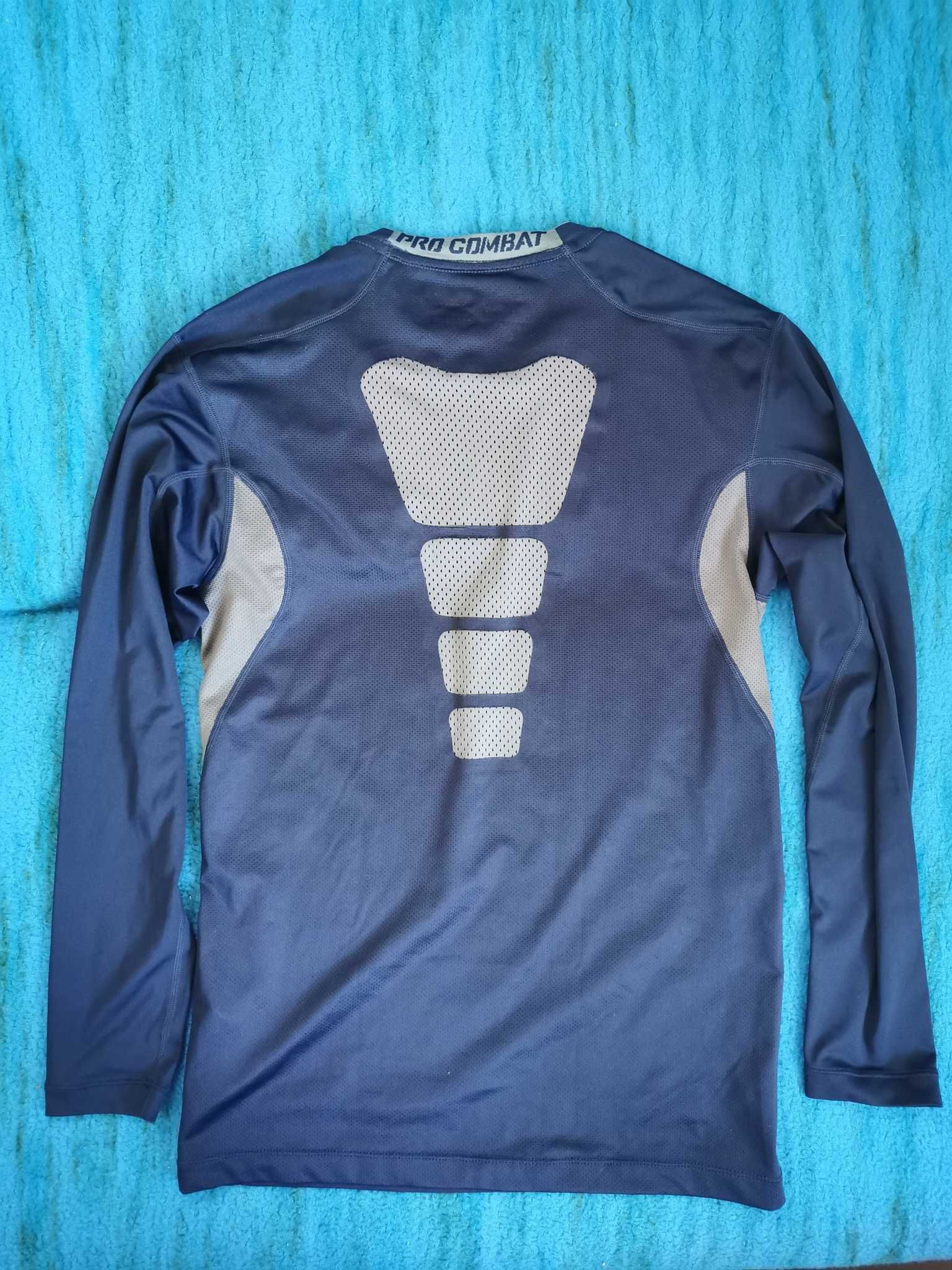 Bluza tehnica Nike Pro Combat L compresie si Camasa Gant XL