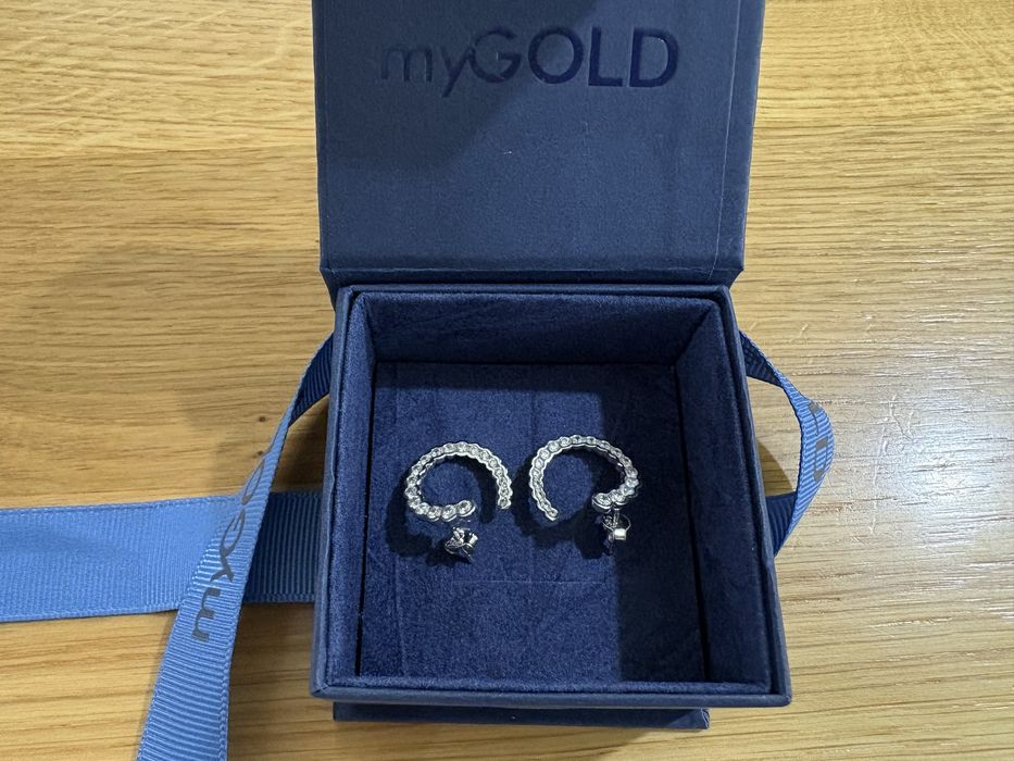 Vând Cercei din Aur alb 14K