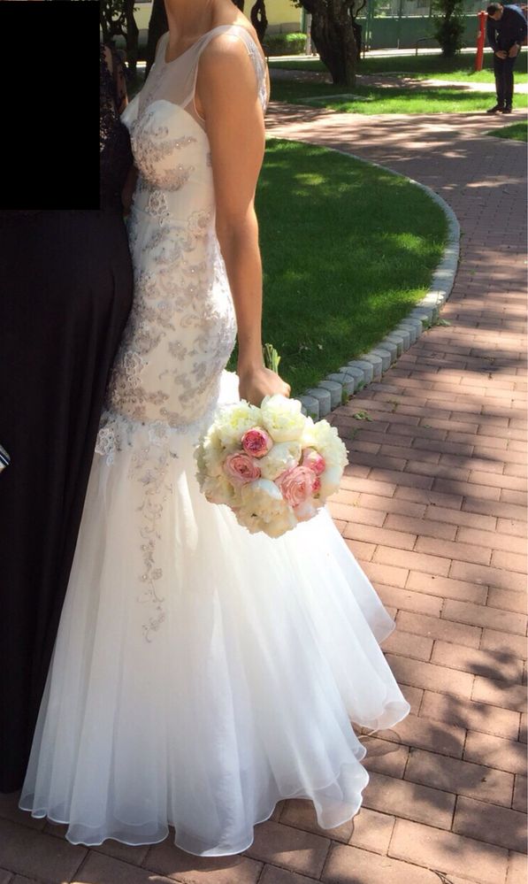 Rochie mireasa sirena ivoire