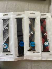 Set 4 bratari Apple Watch 42-44cm, Braided Loop, S (14.5cm)