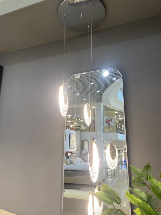 Lustra cu 3 pendule led, design modern