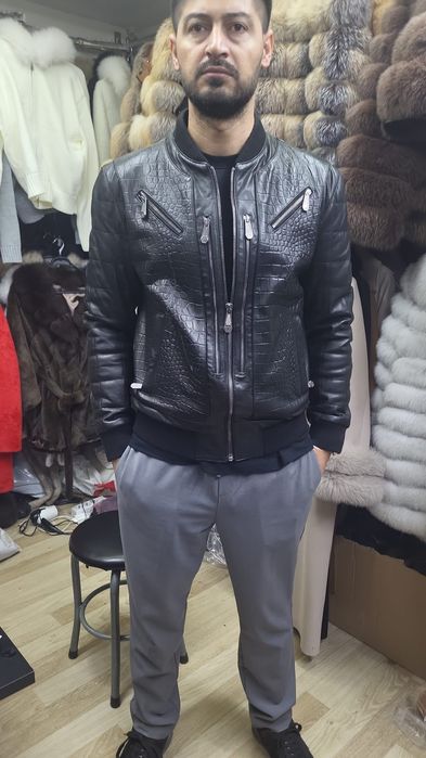 Jacheta de piele bărbați