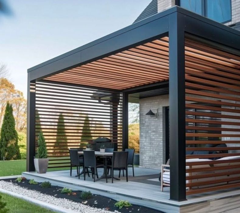 Vand terase din lemn