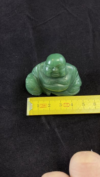 Statueta Budha Din Jad Veche Vintage De colectie sculptura piatra