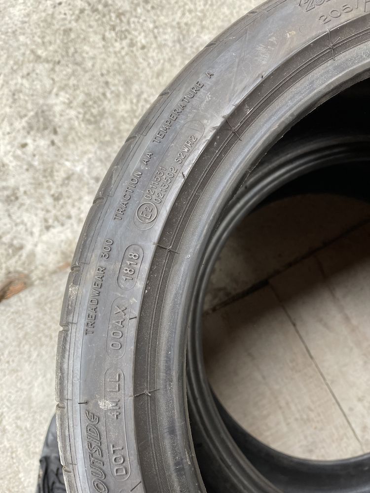 2 anvelope michelin super sport 205 45 zr 17