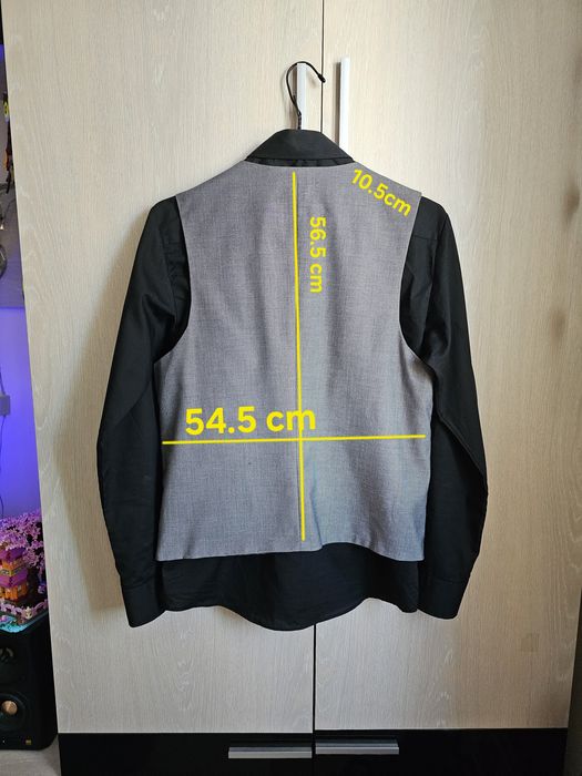Costum ESCUDO bărbați gri cu cămașă neagră