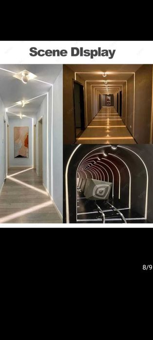 Lumini exterior decorative amenajare ferestre glafuri Cluj