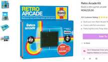 Retro Arcade Kit montaj joc electronic Haynes leduri tip retro vintage