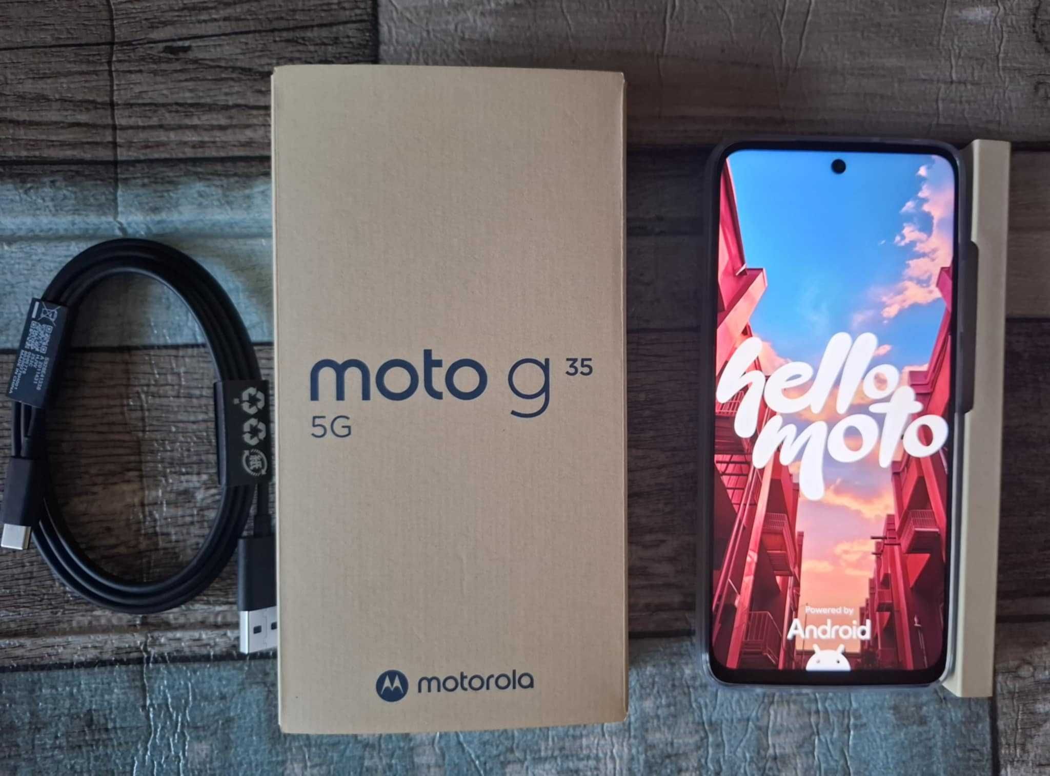 Нов телефон Motorola G35, 5G, 256GB, 3г.гаранция