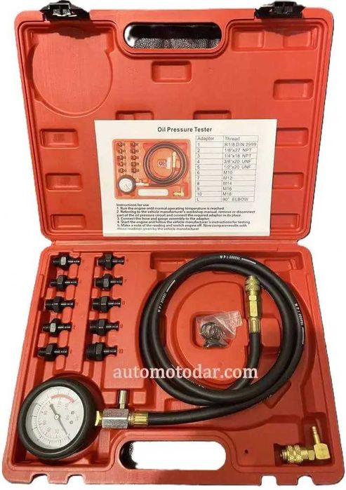 Комплект за измерване налягането на маслото в двигателя