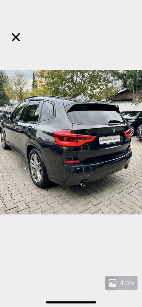 Bmw x3 facelift accept variante