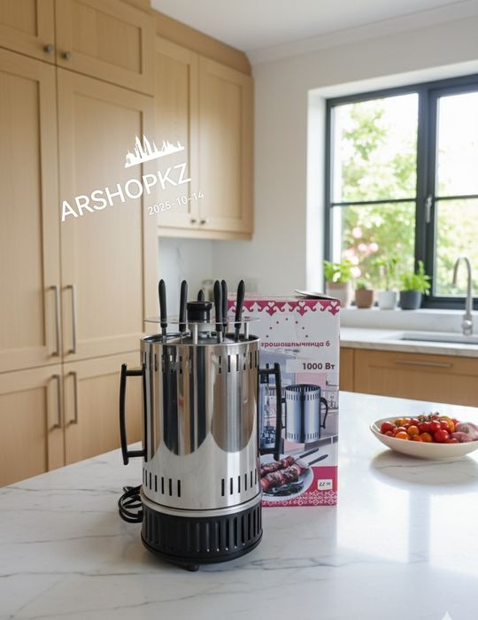 Электрошашлычница на 6 шампур в Астане