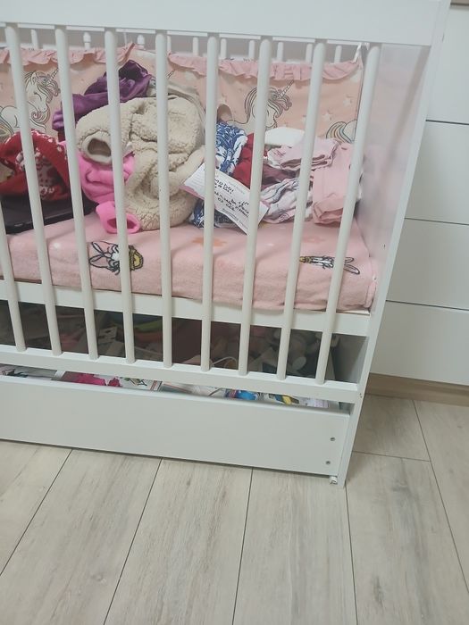 Pătuț copii nefolosit nici măcar o noapte
