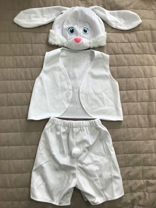 Новогодний костюм зайчика детский от 2 до 6 лет