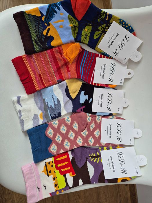 Set șosete colorate bărbați