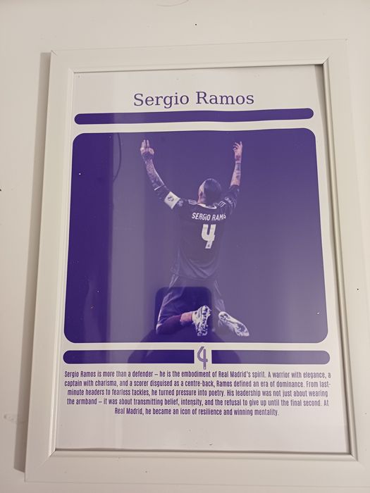 Tablou cu Sergio Ramos personalizat