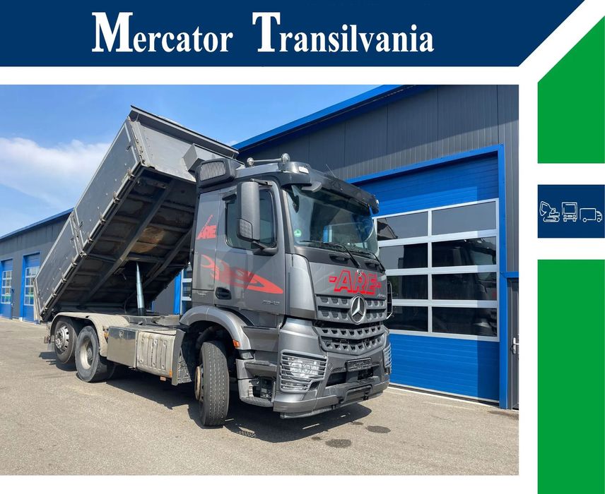 Mercedes-Benz Mercedes Benz Arocs 2543 Euro6 | Basculanta Langendorf trilaterala | Axă liftanta si viratoare Mercedes Benz Arocs 2543 Euro6 | Basculanta Langendorf trilaterala |