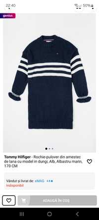 Rochie pulover noua pt fete Tommy Hilfiger