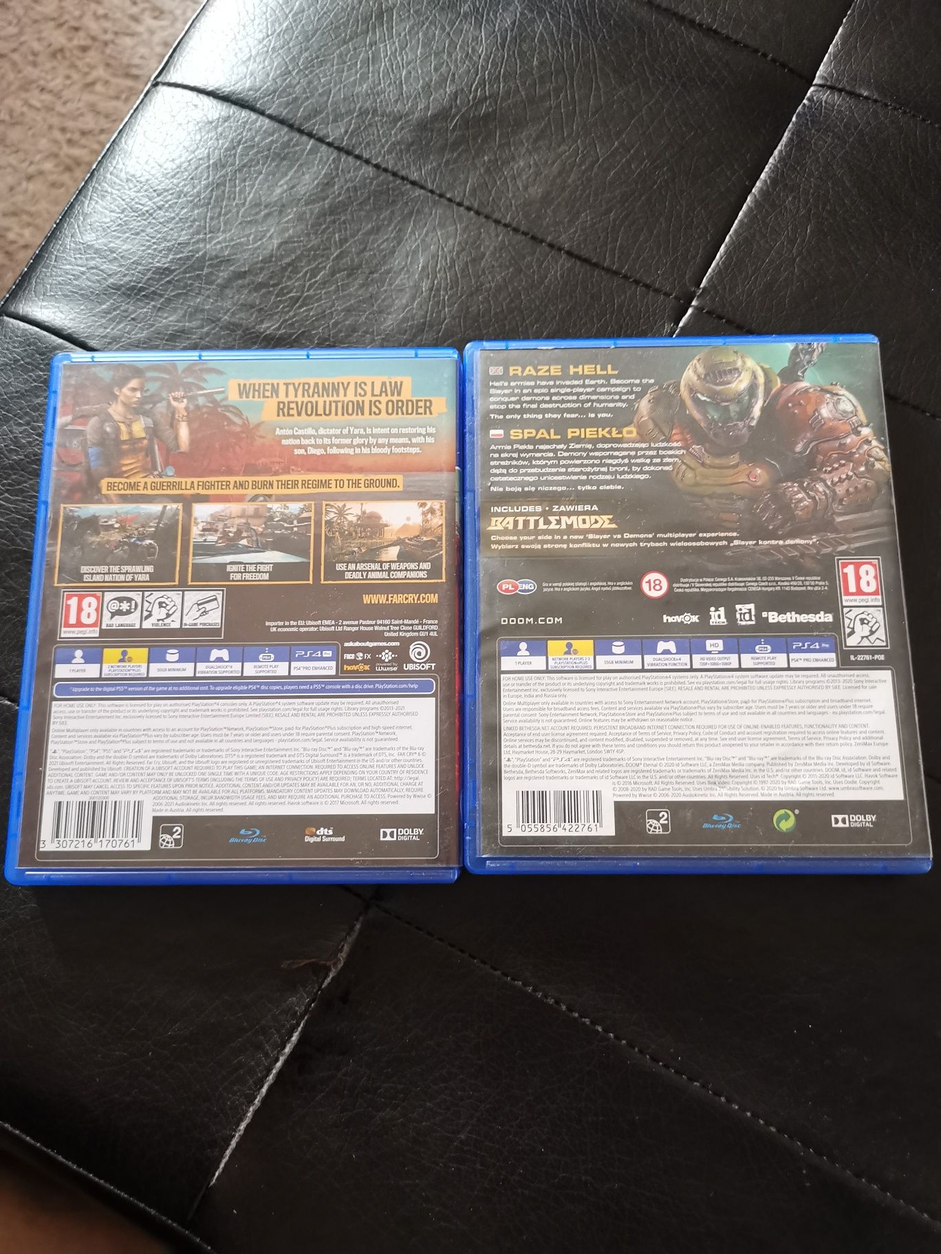 Far Cry 6, Doom Eternal PS4