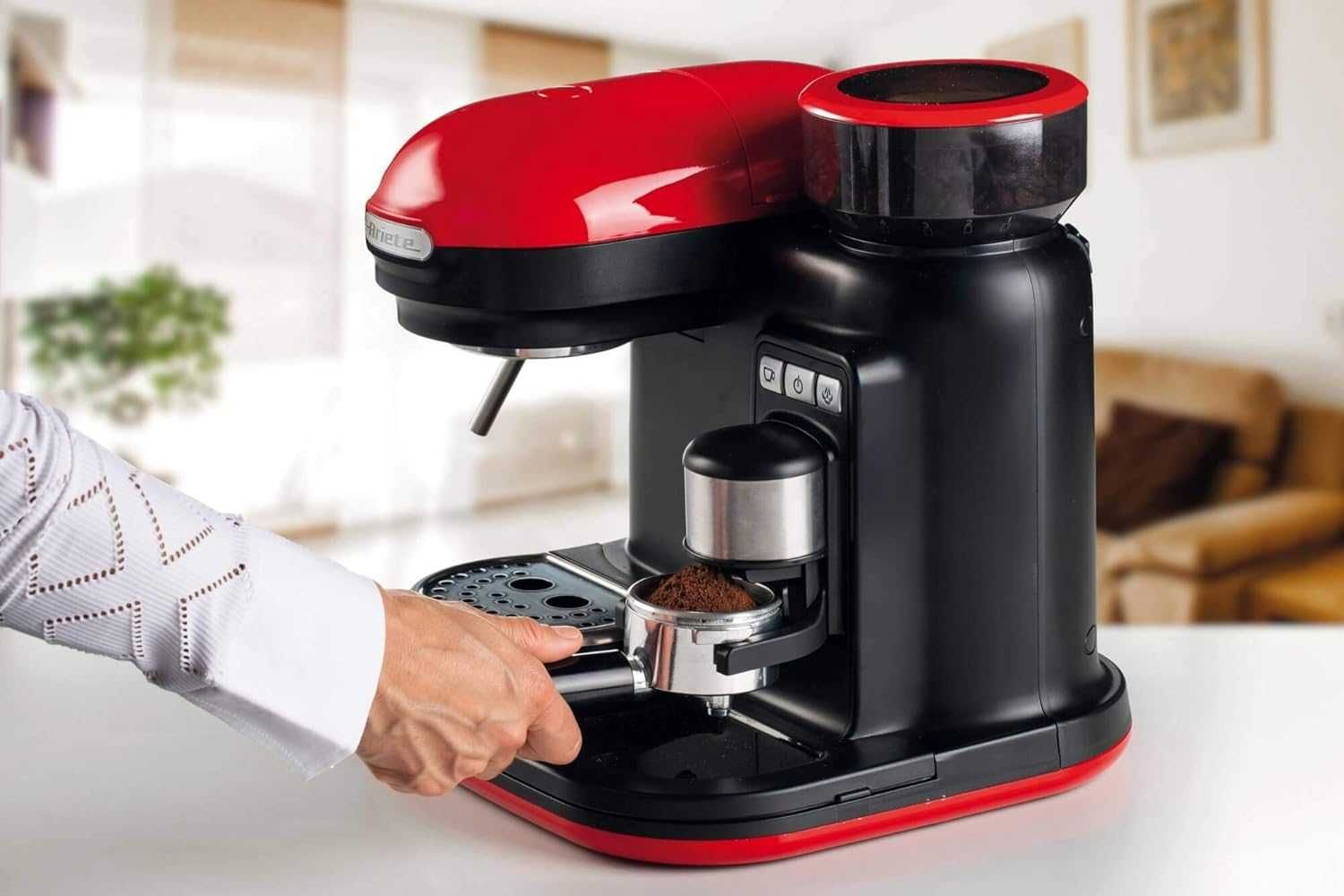 Кафемашина Ariete ESPRESSO MODERNA, Вградена мелачка, 15bar, НОВО
