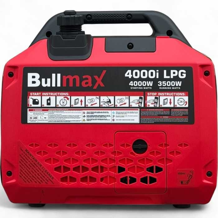 Инверторен генератор за ток Bullmax 4000i LPG, 3.5kW бензин, газ