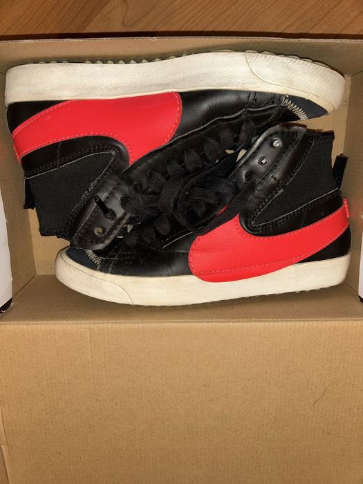 Nike Blazer Mid 77 Jumbo Black Bright Crimson
