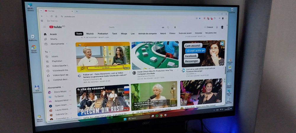Monitor Acer,mare și nou la cutie
