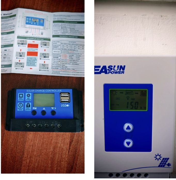 Baterie 200Ah Easun Lifepo4 NOU kit panouri solare invertor mttp NOU