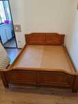 Pat din lemn masiv 160×200