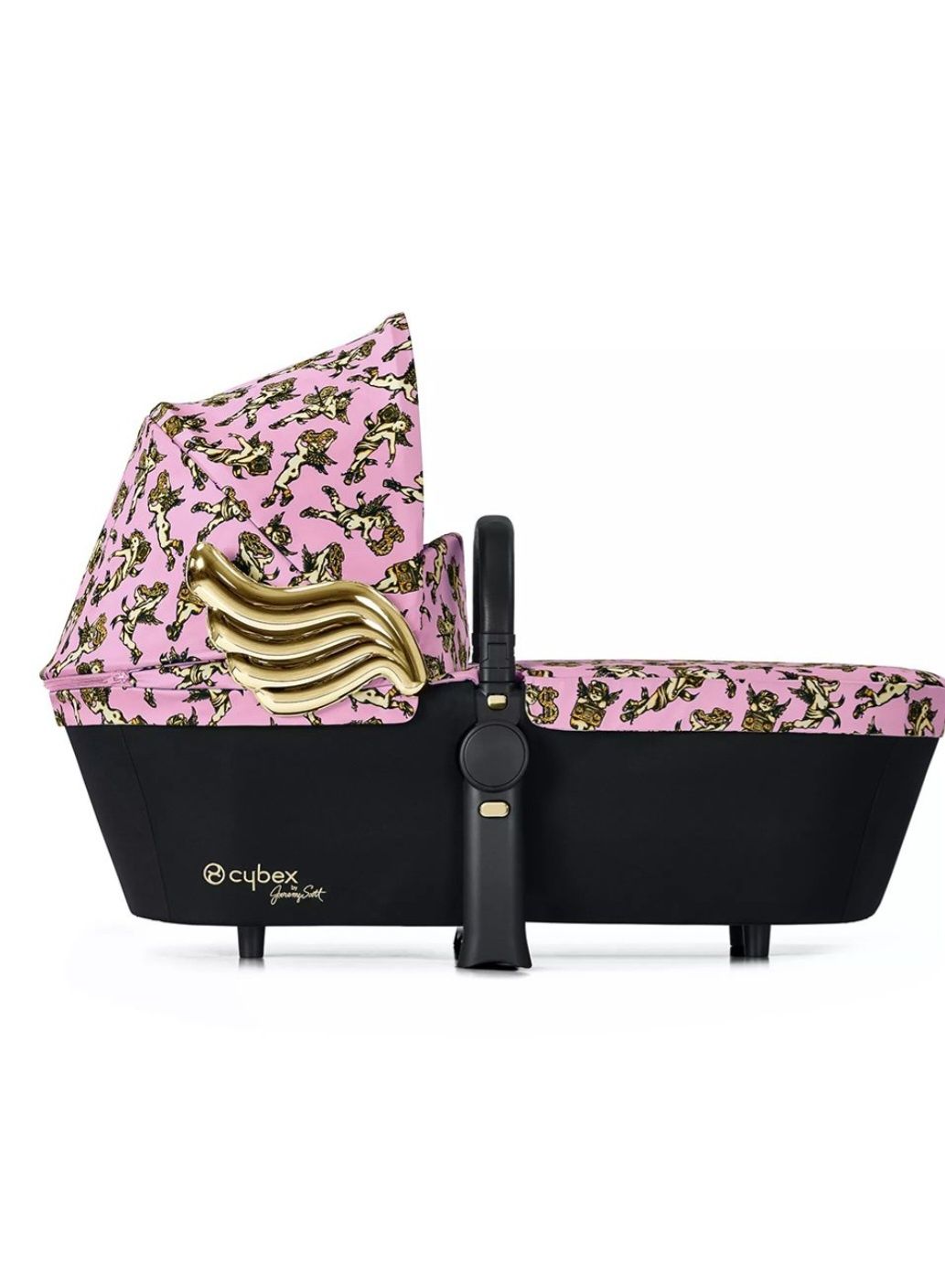 Кош за новородено Cybex Priam Lux Jeremy Scott Cherubs Pink